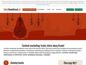 Najlepszy content marketing - Tekst Kombinat.