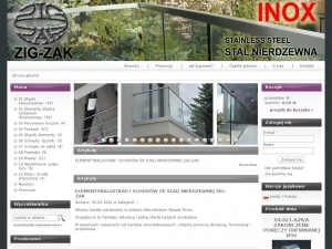 Poręcze nierdzewne w ofercie firmy Zig-Zak
